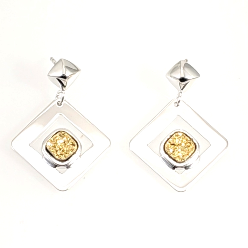 Frederic Duclos sterling silver earrings